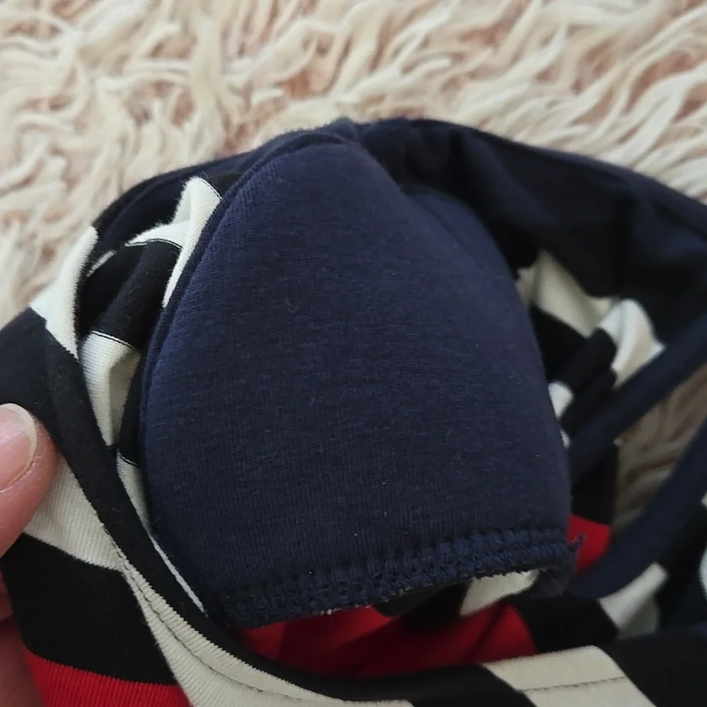 💝Stripe Colorblock Bodycon Dress - Picture 7 of 9